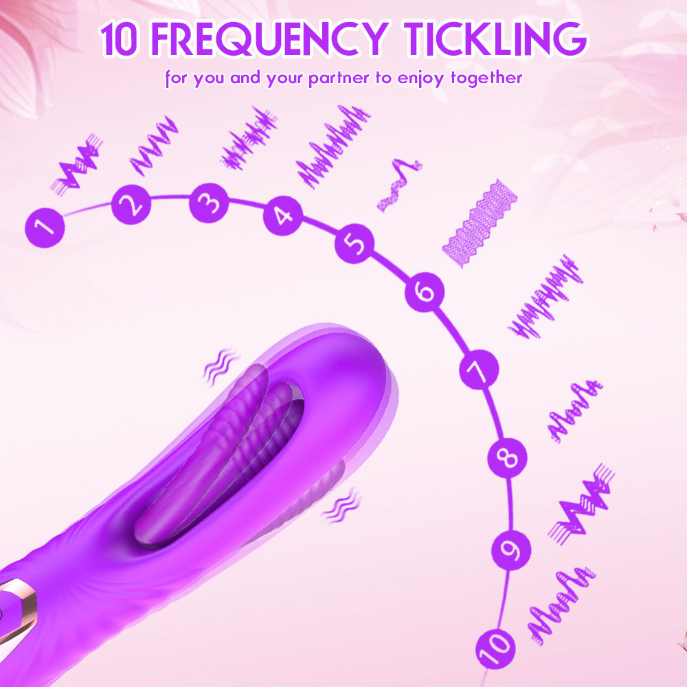 Adult Sex Toys Female Slap Vibrator, Couple Sex Toys With 7 Slap And 10 Vibration   Modes, Female G-spot Clitoral Dildo