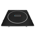 13x13 Ft Wrestling Mat Inflatable, Martial Arts Thick Mat For Home Gym Exercise, PVC Foldable Training Mats With Circles And 600W Air Pump, For Gymnastics, Tatami, Jiu Jitsu BJJ MMA Judo, Black