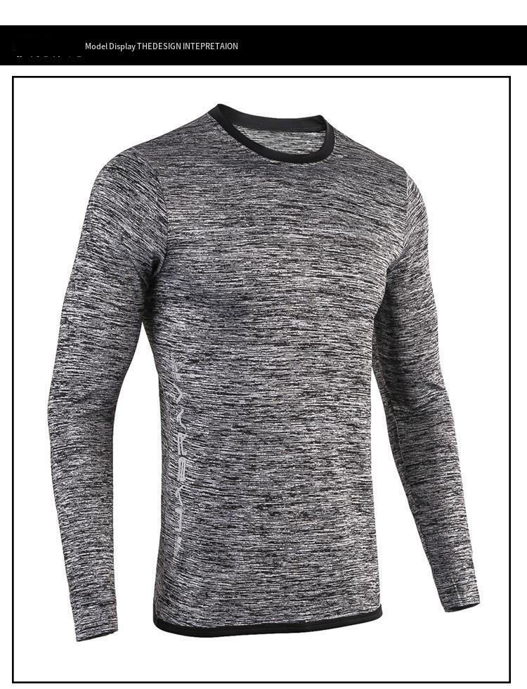 Men's Long Sleeve Compression Tights – Quick-Dry Basketball & Training