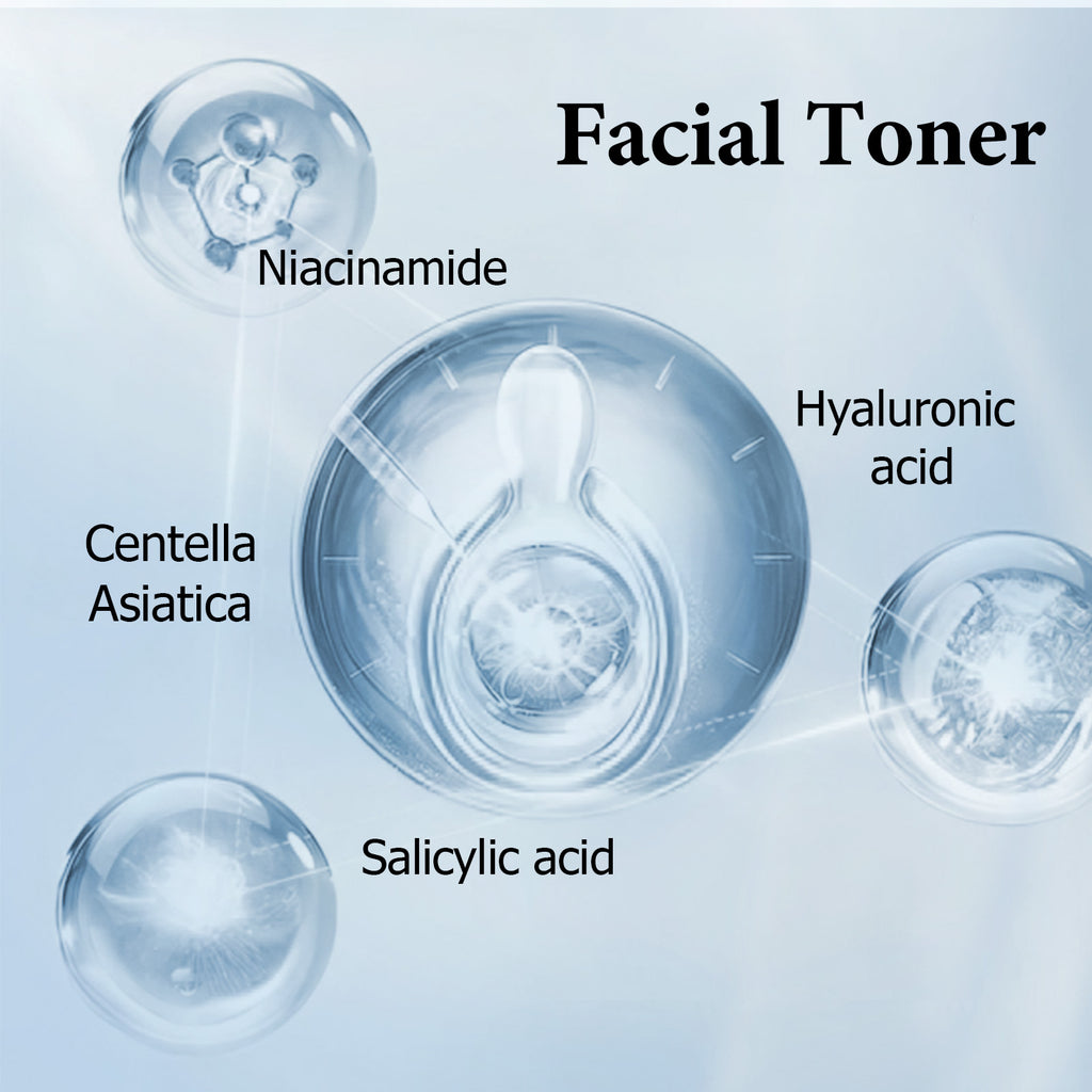 SKINCARE 5-STEP ROUTINE CLEANSER - TONER - SERUM -EYE CREAM - MOISTURIZER