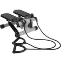 Exercise Stepper For Women Mini Fitness Stepper With 2 Resistance Bands LCD Monitor Max 330.7LBS Load Stair Stepper Quiet Stepper