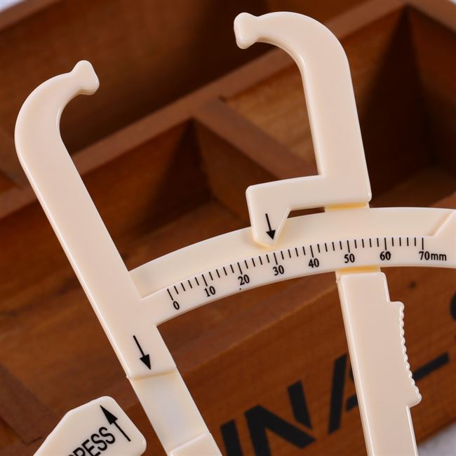 Fat Caliper Skin Fold Thickness Meter Body Fat Measuring Instrument Sebum Clamper Measuring Body Fat