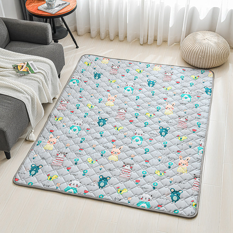 Cotton Non-slip Floor Mats Baby Crawling Mats, Climbing Mats, Foldable Washable Game Mats
