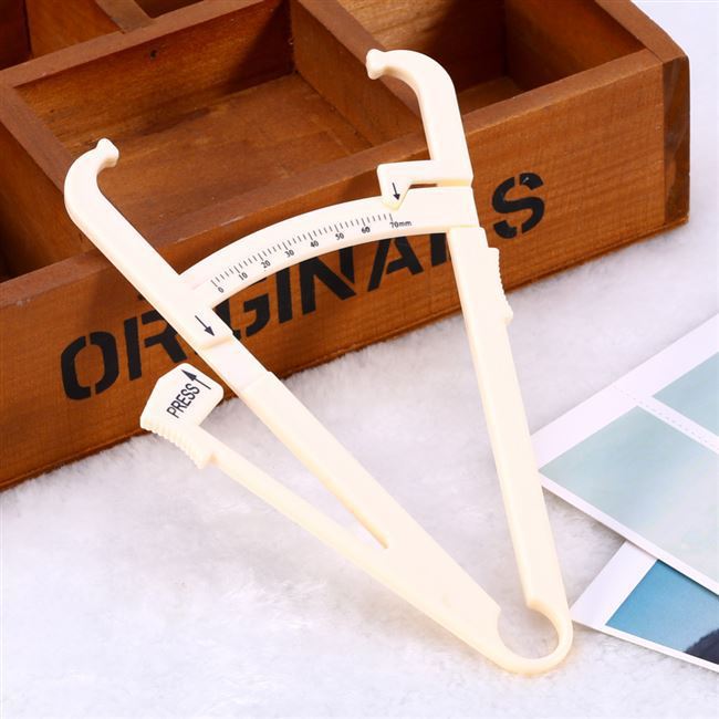 Fat Caliper Skin Fold Thickness Meter Body Fat Measuring Instrument Sebum Clamper Measuring Body Fat