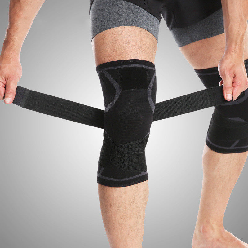 Cross-Strap Compression Knee Pads – Sports & Gym Support