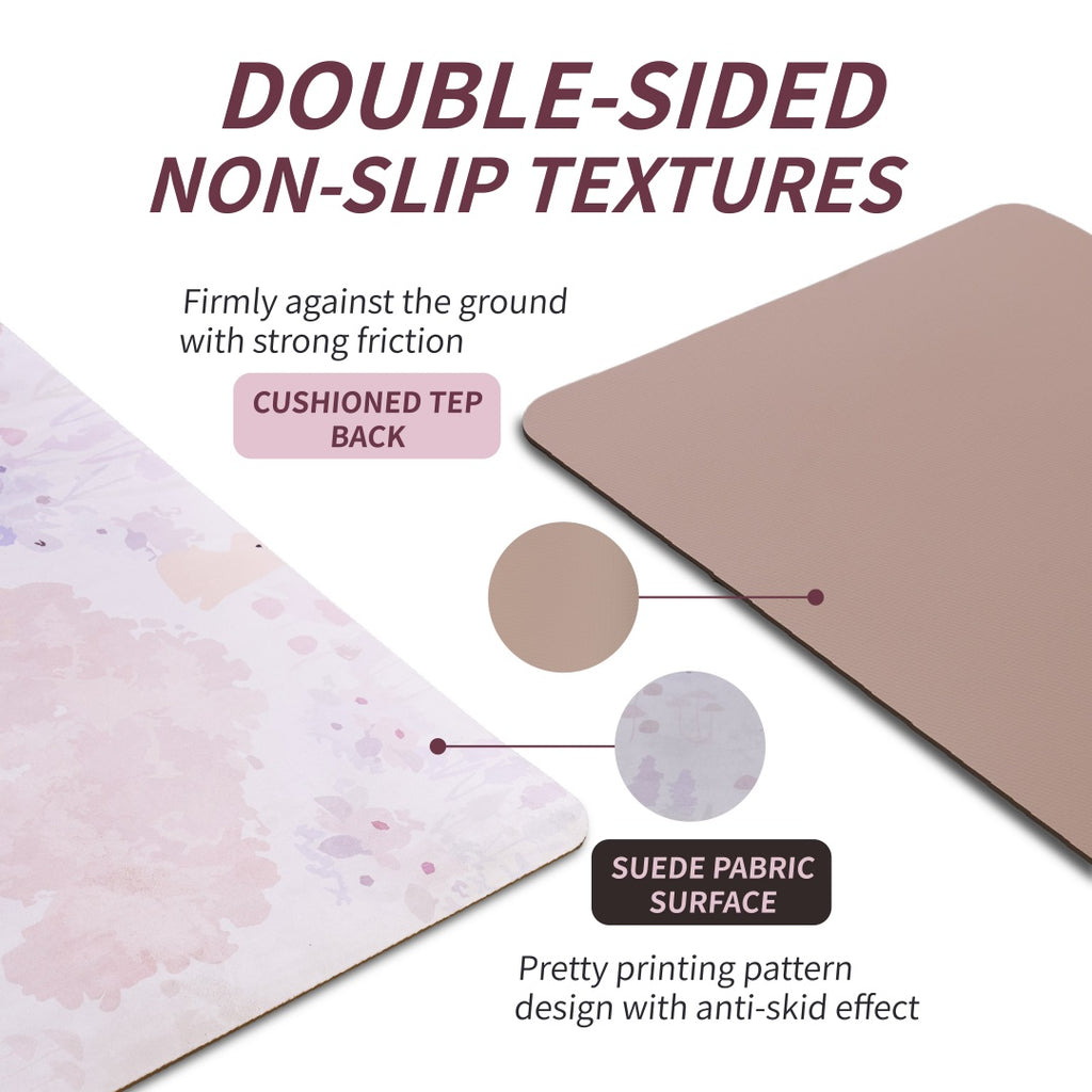 Yoga Mat, Exercise Yoga Mat Print With Non-Slip Design, Professional TPE Exericise Mat, 72  X 24  Multi-Purpose Workout Mat For Women, Pilates Fitness And Floor Exercises