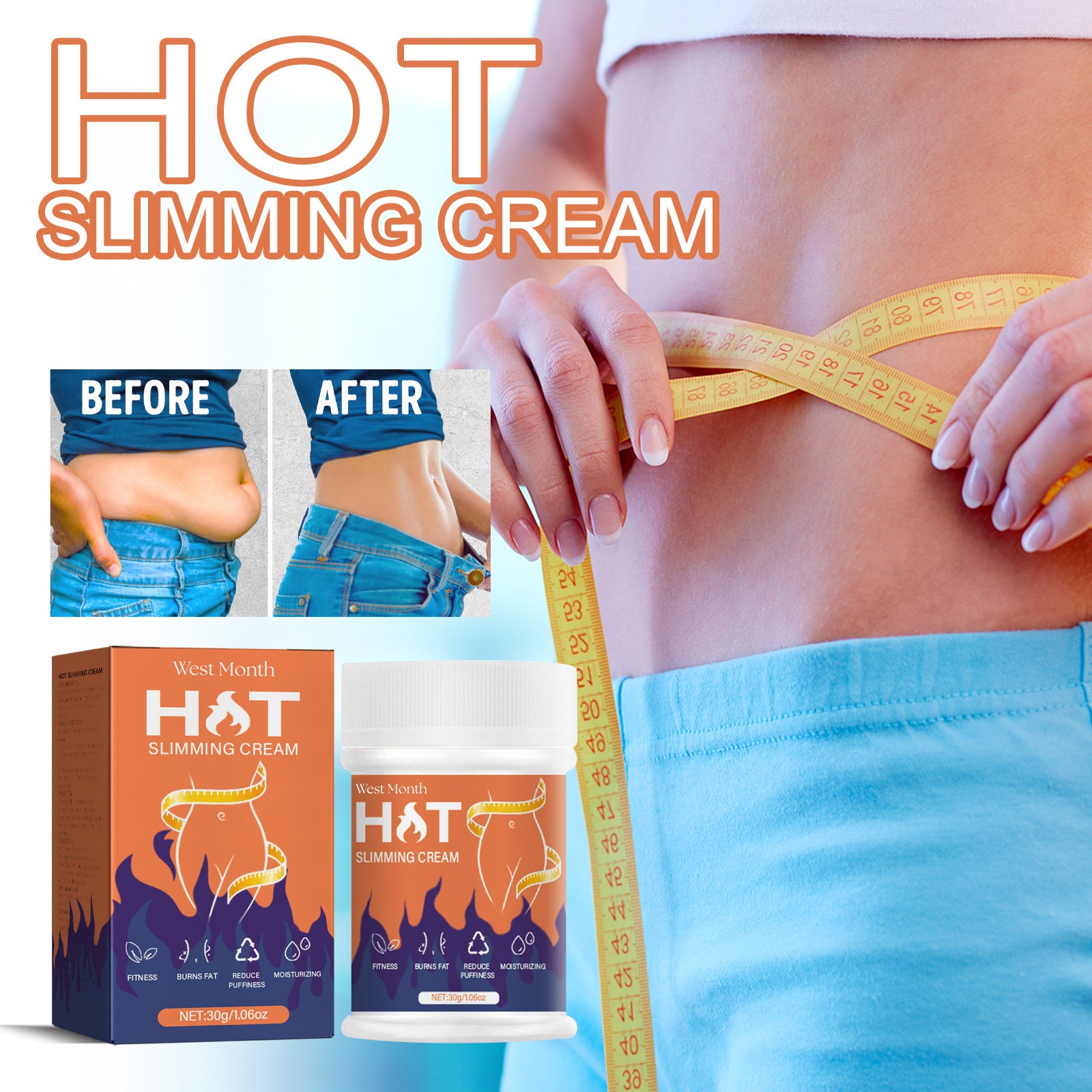 Massage Firming Skin Belly Arm Thigh Fat Body Shaping Body Cream