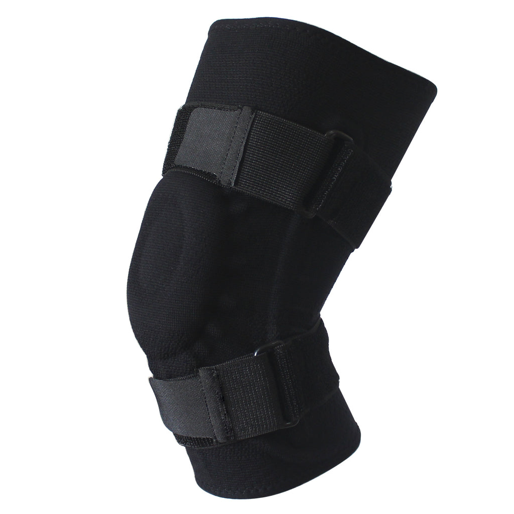 Knitted Compression Knee Sleeve with Silicone Strap – Sports Support