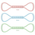 8-character Puller, 8-character Silicone Yoga Auxiliary Home Elastic Band Mini Band Kit, A Set Of 3, Light Three Medium, And Heavy Lower Body Loop Resistance Bands For Legs And Booty